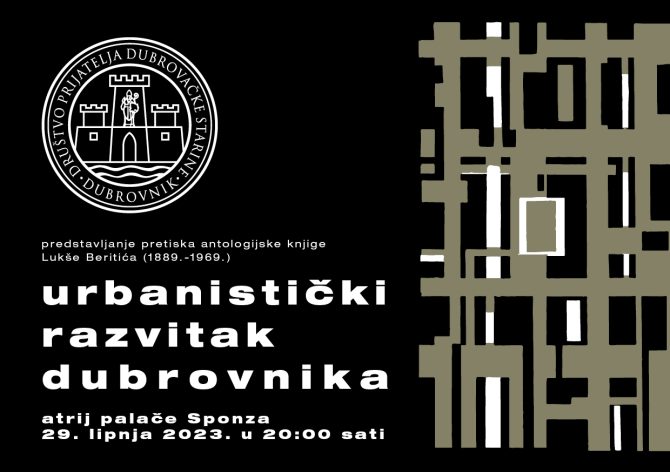 Urbanistički Razvitak Dubrovnika Lukse Beritica