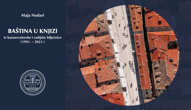 Baština u knjizi Maje Nodari u subotu u atriju palače Sponza